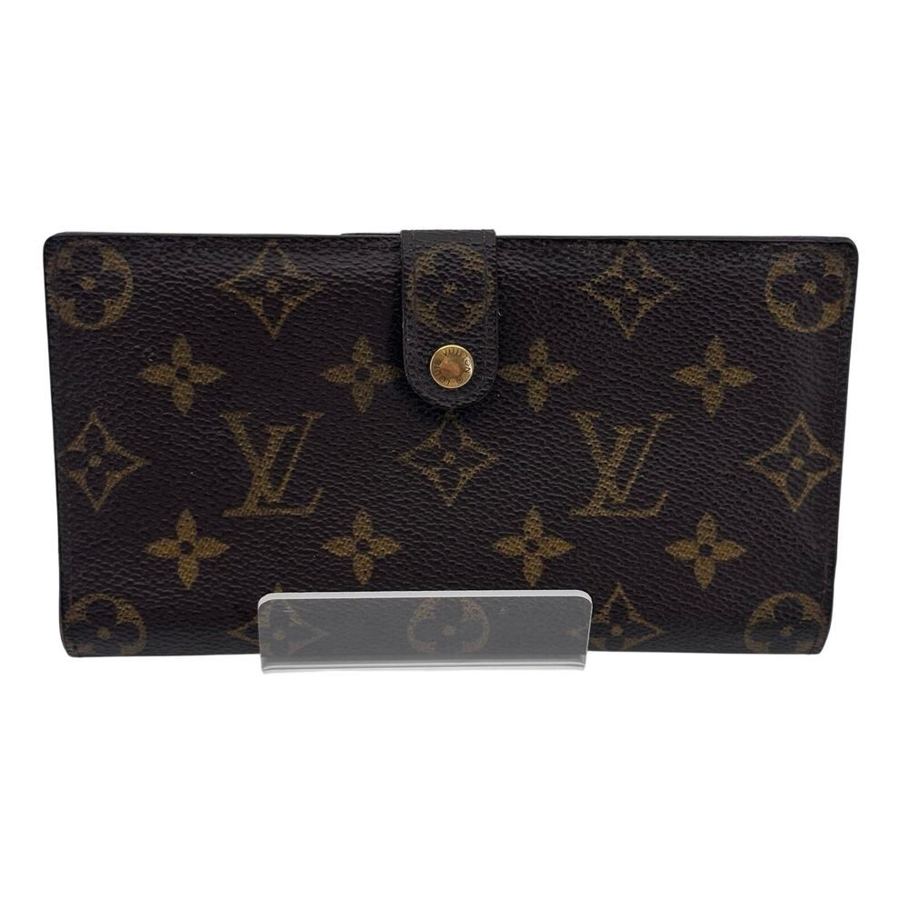 Louis Vuitton LV Monogram Kisslock Long Wallet